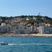 Résidence vue de la mer